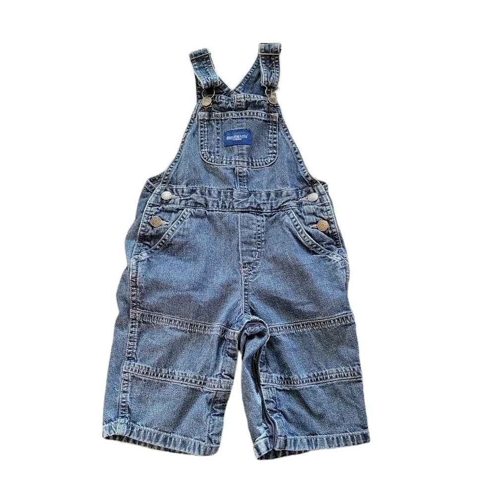 Genuine Kids from OshKosh size 12 months denim overalls